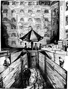 Illusztráció a Lenins Life című könyvből, 1936. alkotó: Piotr Nicholaevich Staronosov