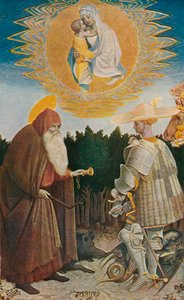 Szűz és gyermek a szentekkel, 1435, 1909 alkotó: Antonio Pisanello