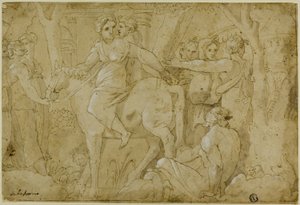 Clelia repülése alkotó: Polidoro da Caravaggio
