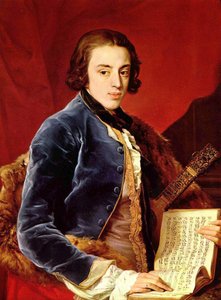 Német: Monthermer János márki portréja alkotó: Pompeo Batoni