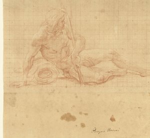 Fekvő folyóisten alkotó: Pompeo Batoni