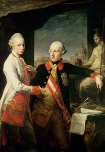 II. József császár (1741-90), és Leopold toszkánai nagyherceg.