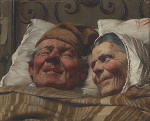 Az aranylakodalom, 1890 körül (olaj, vászon)