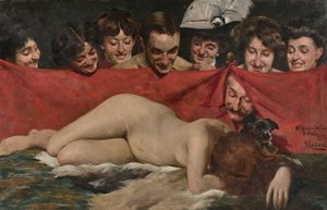 A Kukkolók című peep show, 1912.
