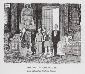 A brit karakter, érdeklődés a történelmi házak iránt (litho) alkotó: Pont (1908 40)