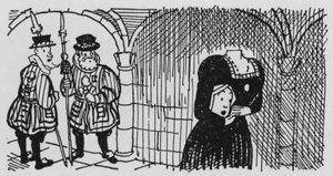 Szellem a londoni Towerben (litho) alkotó: Pont