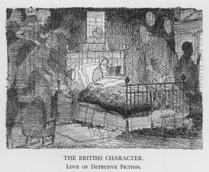 A brit karakter, a nyomozóirodalom szerelme (litho)