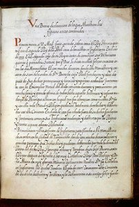 Egy oldal a syoni apácák peregrinációinak történetéből, amelyet Lisszabonban állítottak össze a 17. század elején (vellum) alkotó: Portuguese School