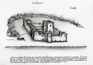 Calicut a Legends of India-ból alkotó: Portuguese School