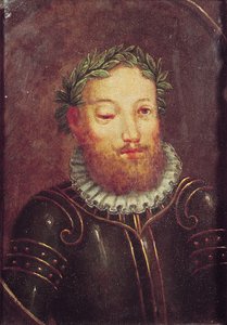 Luis Vaz de Camoes (kb.1524-80) portréja XVI-XVII.