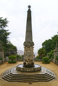 Nossa Senhora dos Remedios obeliszk szentélye, Lamego, Portugália. 1738 (gránit) alkotó: Portuguese School