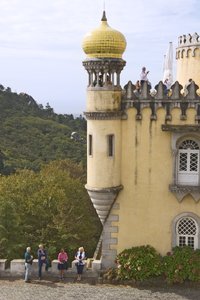 Kilátás egy kupolás toronyra alkotó: Portuguese School