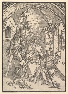 A tövisekkel megkoronázott Krisztus, kb. 1500. alkotó: Possibly Albrecht Dürer