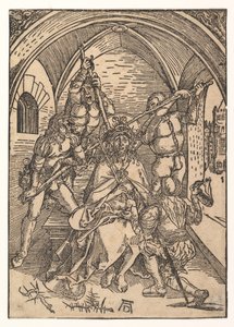 A tövisekkel megkoronázott Krisztus, kb. 1500. alkotó: Possibly Albrecht Dürer
