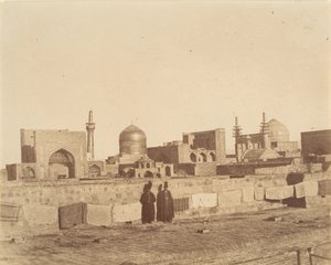 [A MESHED általános képe egy hamam tetejéről.], 1840-60-as évek.