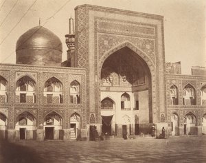 [Main Gate of Imám Riza, Mashhad, Irán], 1850-es évek.