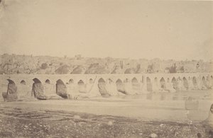 [The Bridge at Dizfoul], 1840-60-as évek. alkotó: Possibly by Luigi Pesce.