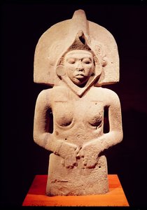 Női termékenységi figura, Huaztec alkotó: Pre Columbian