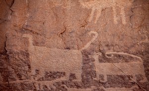 Petroglifák, Chaco Culture National Historical Park, 2014 (fotó) alkotó: Precolombian Precolombian