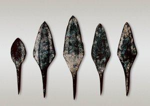 Argaric kultúra: nyílhegyek (fém) alkotó: Prehistoric Prehistoric