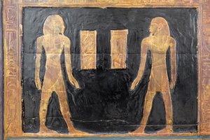 Canopic Yuya doboz, részlet, Egyiptomi Múzeum, Kairó, Egyiptom alkotó: Prehistoric Prehistoric