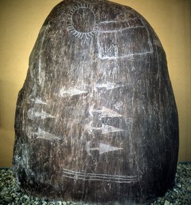 A camunni civilizációja. Bagnolo sztélé típus 1 a alkotó: Prehistoric Prehistoric