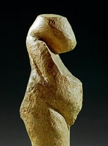 Őstörténet: Gravetti nő szobra Kostenki helyéről (Voronyezsi megye). Kr.e. 30000-25000 felső paleolitikum, kőkorszak. Szentpétervár, Nagy Péter Antropológiai és Néprajzi Múzeum, Oroszország alkotó: Prehistoric Prehistoric