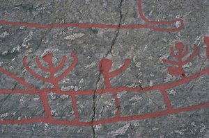 Svédország, Vastra Gotaland megye, Norrkoping, Tanum vagy Tanumshede sziklába vésett faragványai alkotó: Prehistoric Prehistoric