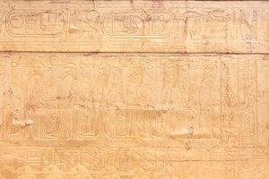 Tutanhamon sírkamrájának külső arany szentélye, Egyiptomi Múzeum, Kairó, Egyiptom alkotó: Prehistoric Prehistoric