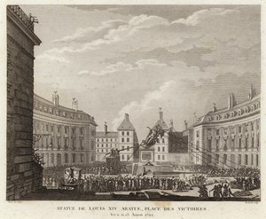 Lebontották XIV. Lajos szobrát a Place des Victoires-ról