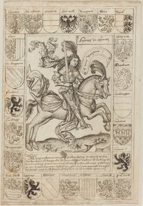 Maximilian, Ausztria hercege lóháton alkotó: Primary Master of the Strassburg Chronicle