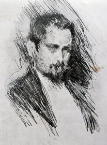 Luigi Illica portréja (Castell
