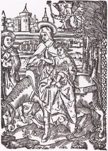 Repülés Egyiptomba alkotó: Probably French 16th Century