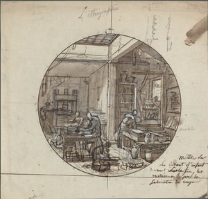 Litográfiai műhely alkotó: Probably French 19th Century