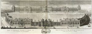 Kilátás a Katalin-palotára Carskoje Selóban, 1761 alkotó: Prokofy Artemyevich Artemyev