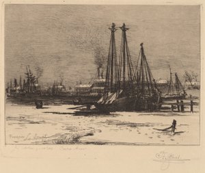 Winter Quarters - Cape Ann alkotó: Prosper Louis Senat
