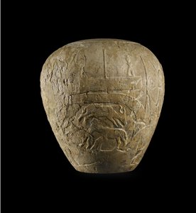 Narmer buzogánya (mészkő)