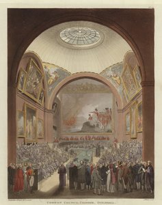 Közös Tanácsterem alkotó: Pugin and Rowlandson