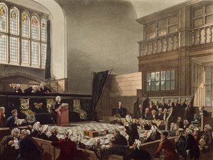 Court of Exchequer, Westminster Hall, a 