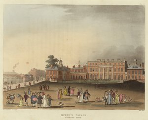 Királynő palotája alkotó: Pugin and Rowlandson