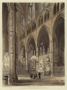 Westminster apátság alkotó: Pugin and Rowlandson