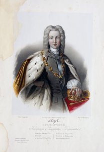 II. Péter orosz cár portréja 1715-1730