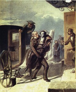 Puskin a párbaj után, 1855