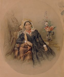 Iuliania Ivanovna Klodt von Juergensburg bárónő portréja, 1845 alkotó: Pyotr Fyodorovich Sokolov