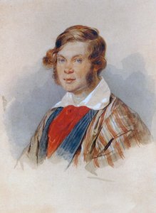 Pjotr A. Vjazemszkij költő herceg portréja 1792-1878, 1830-as évek alkotó: Pyotr Fyodorovich Sokolov