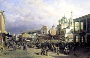 Nyizsnyij Novgorod piaca, 1872.