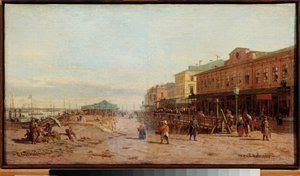 Nyijnij Novgorod (Nizsnyij Novgorod) - Pjotr ​​Petrovics Verescsagin (Pjotr ​​Vereccsaguine) festménye (1836-1886), olaj, vászon, orosz művészet 19. század - Állami Művészeti Múzeum, Nyijni Novgorod (Oroszország)