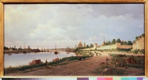 Pszkov (Oroszország) (Pszkov) - Pjotr ​​Petrovics Verescsagin (Pjotr ​​Verescsagin) (1836-1886) festménye, olaj, vászon