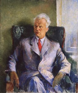 Az író, producer és filmrendező portréja, Olexandr Dovzhenko 1894-1956, 1947