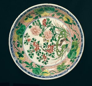 Famille verte díszítésű edény, Kangxi-korszak, 1662-1722 (kerámia)